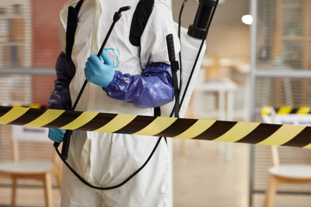 Professional Biohazard Cleanup technician working in Aurora, IN